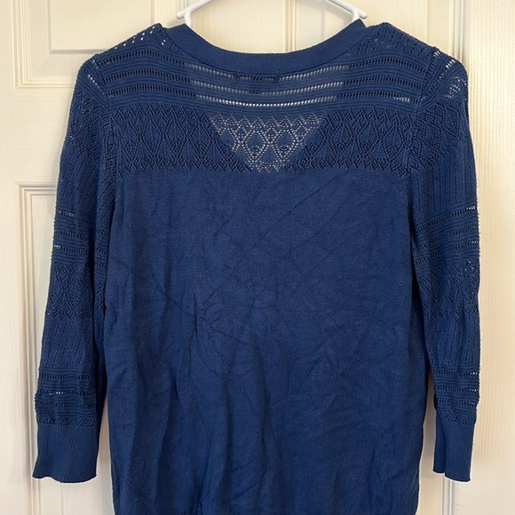 Navy Blue Detail Sweater - Picture 3 of 3